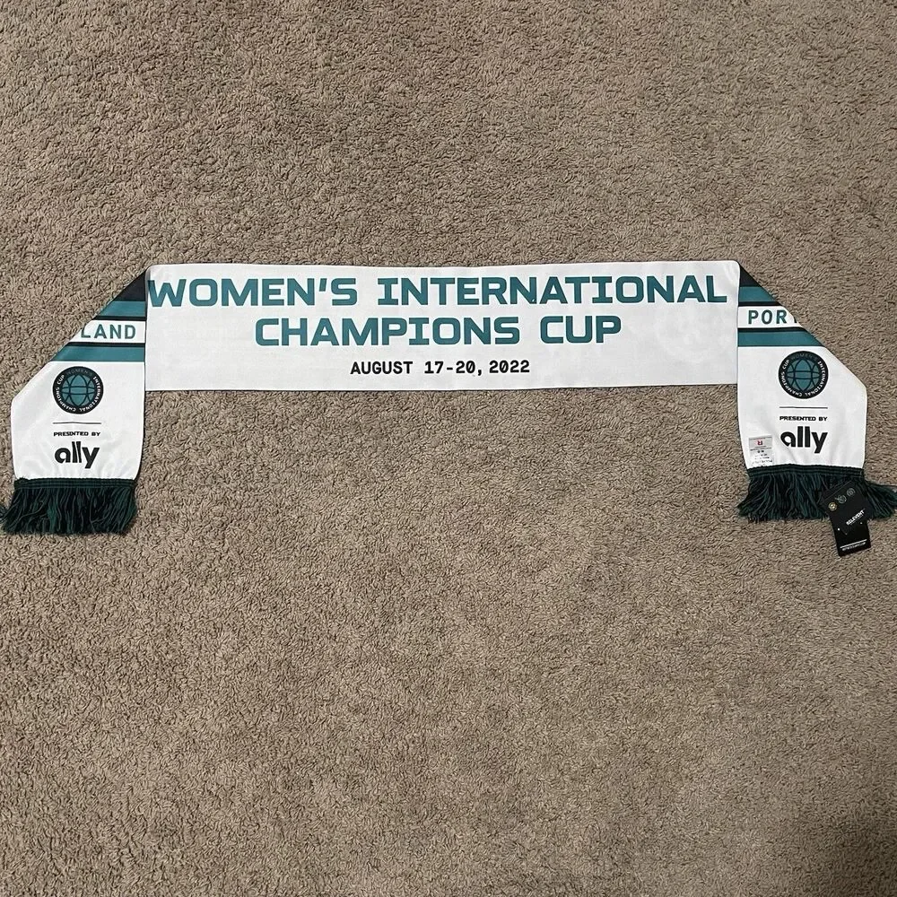 Portland Thorns Scarf 2022 Women International Champions Cup Soccer Ruffneck NEW